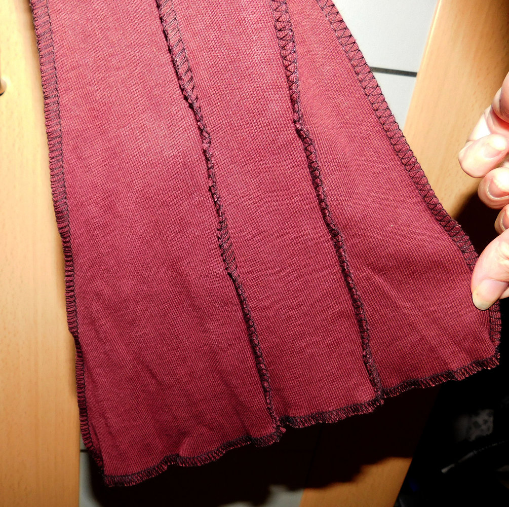 Kleid mit Zipfel Kapuze free size Brust 47cm Indien Hippie Goa Ethno