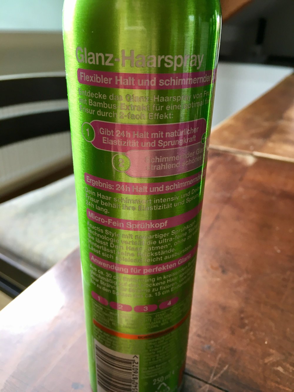 3 x Glanz Haarspray von Fructis Garnier 