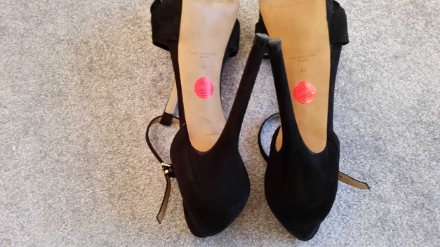  Zara Highheels in schwarz