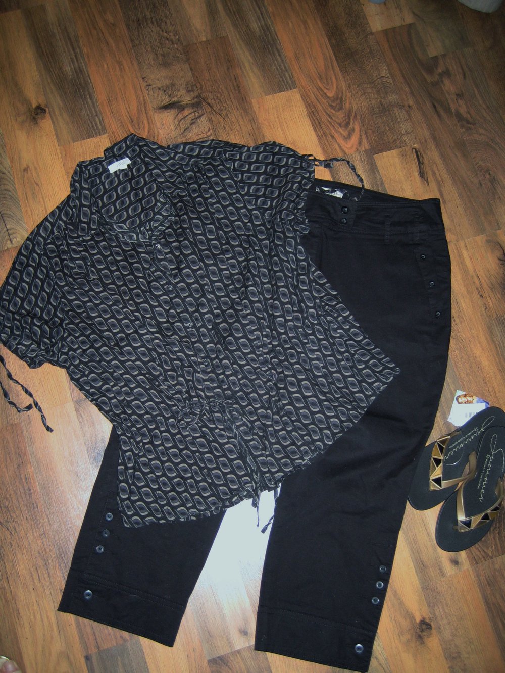 Caprihose schwarz wie neu