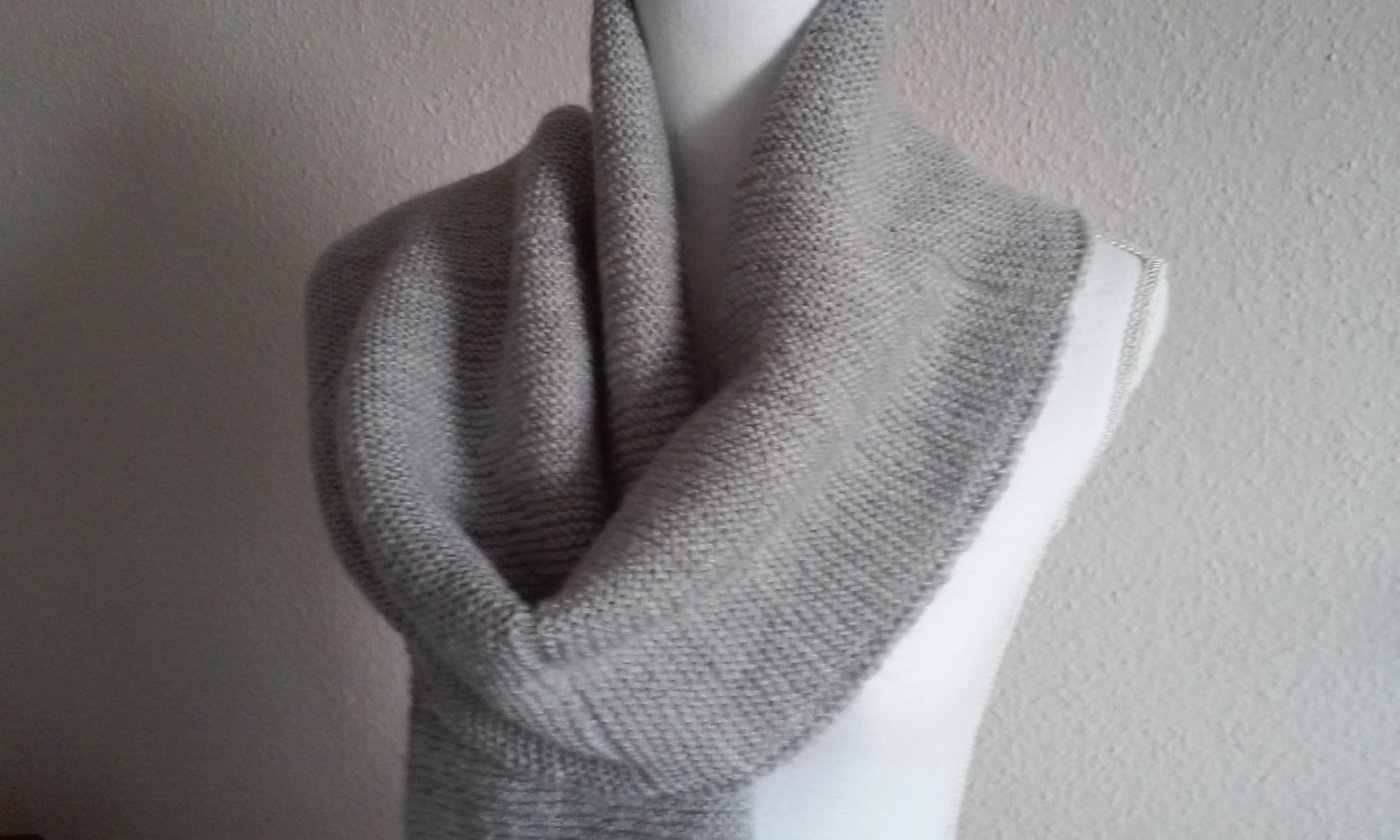 Stricken Schal Loop-Mützen-Woll-Winterschal warmRollkragen