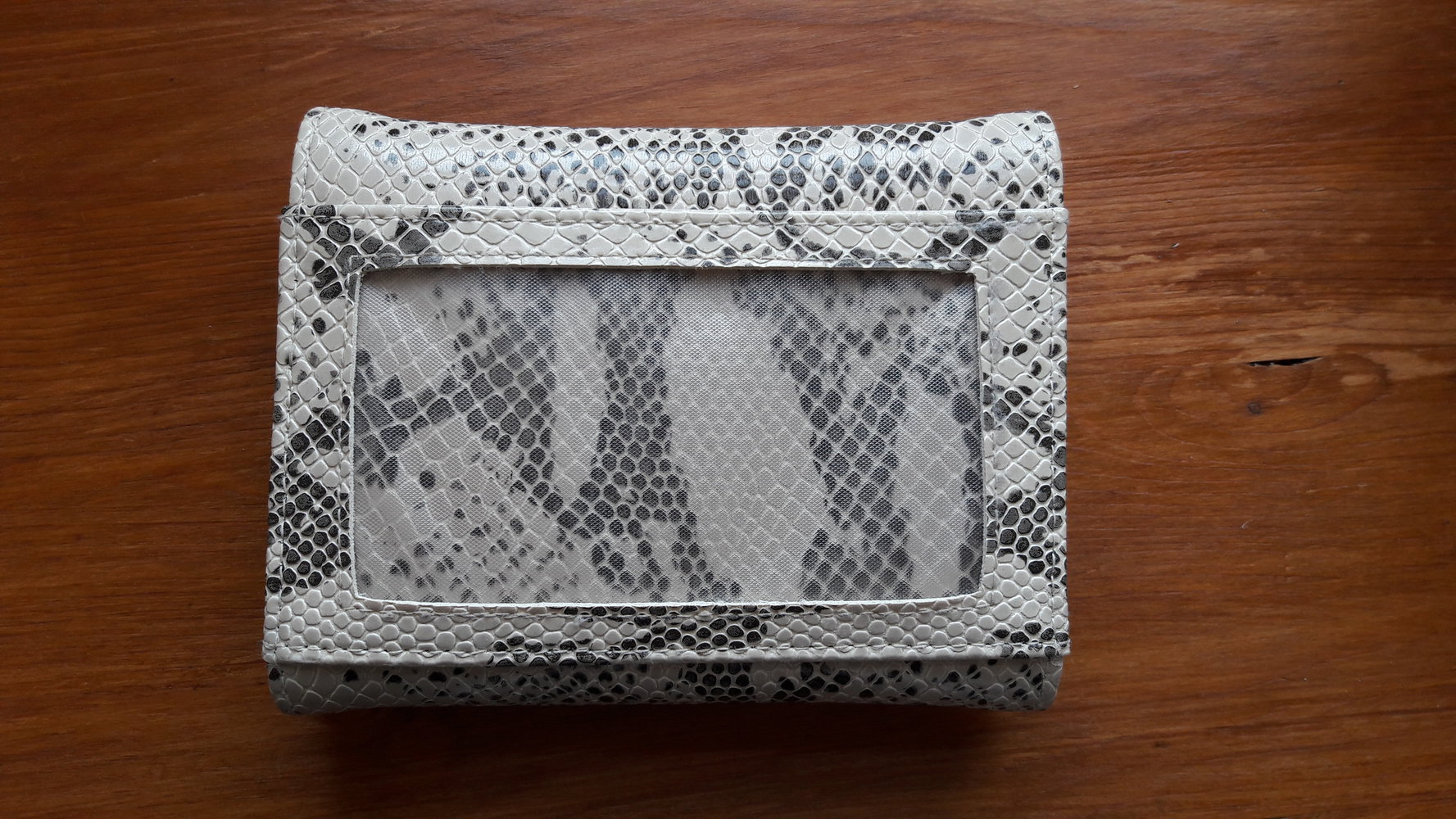 Portemonnaie Schlangenlederoptik