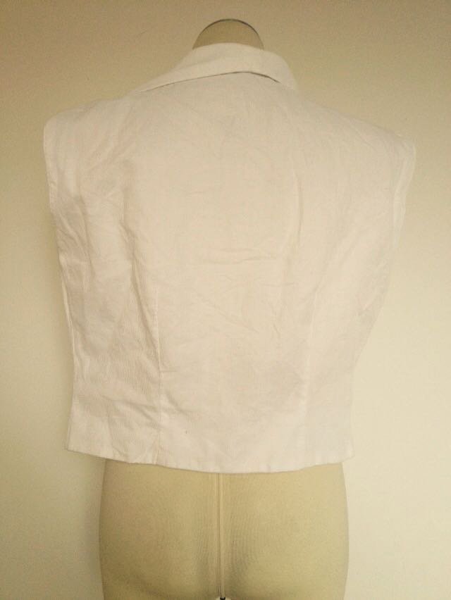 Exklusive Design Vintage Bluse Weste