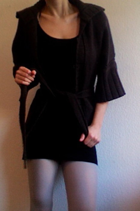 Wolljäckchen / Strickjacke Fledermausärmel