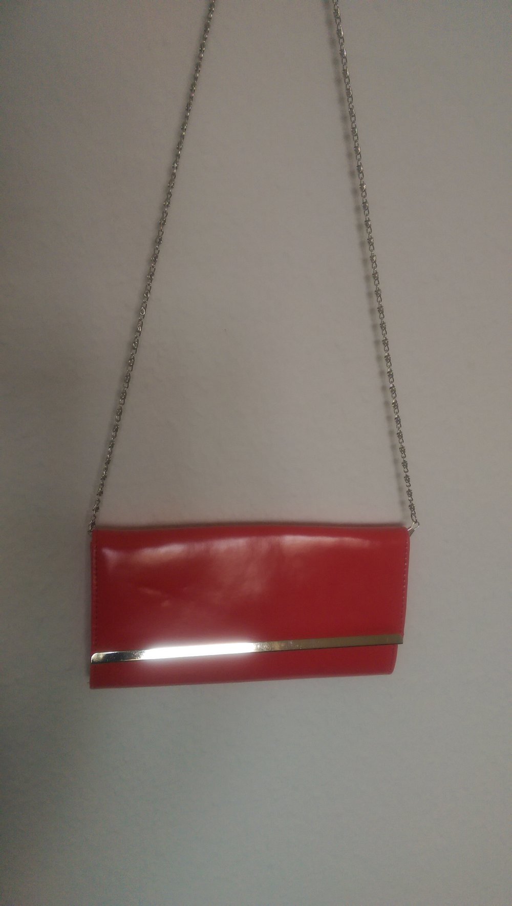 Clutch Abendtasche in korall