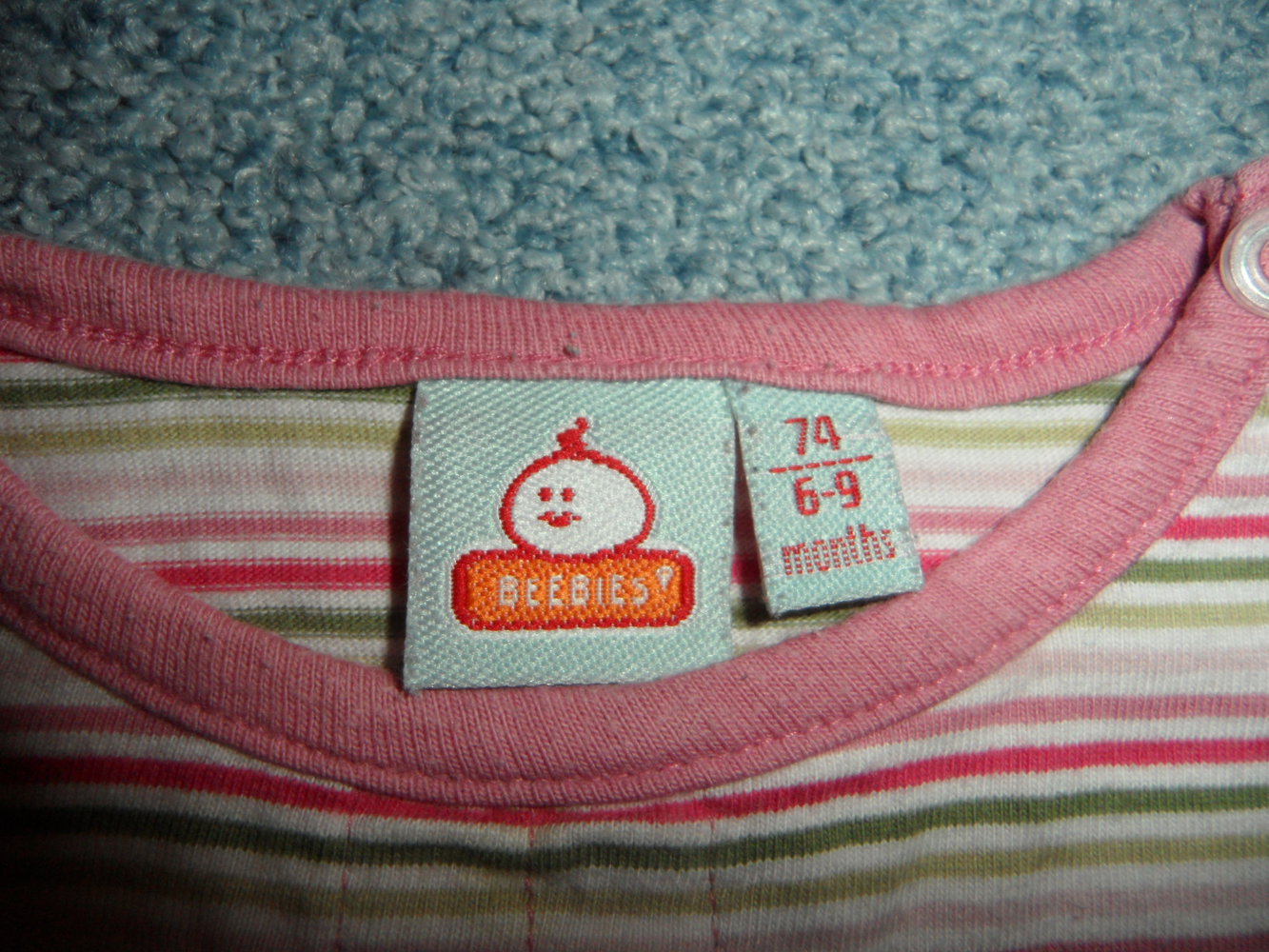 Beebies süßes Langarmshirt geringelt