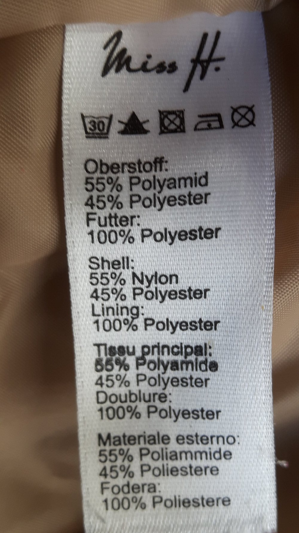 Damen- Jacke - Winterjacke - leicht gefüttert -großer Kragen- gold