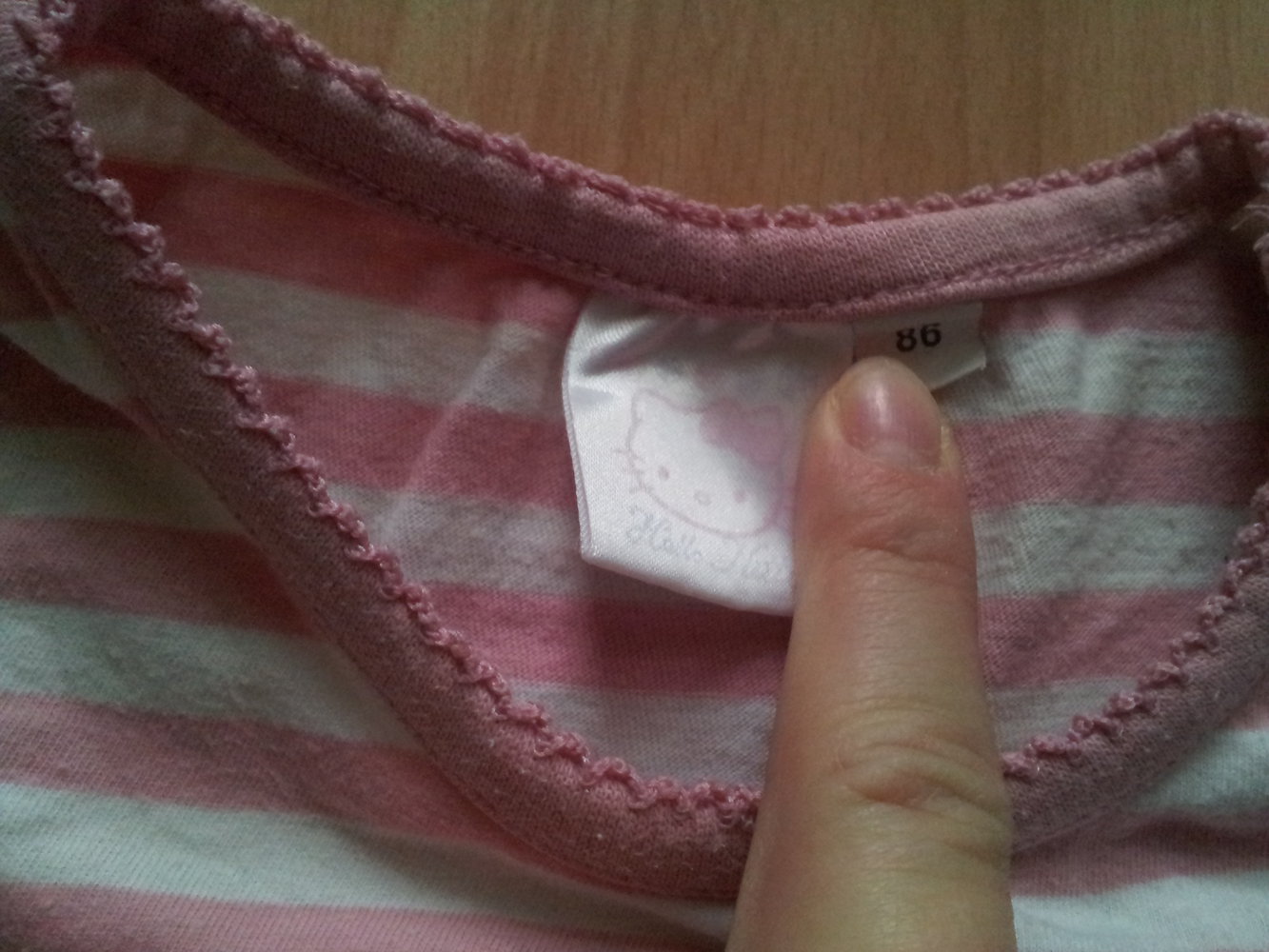 Shirt Hello Kitty rosa Streifen Gr. 86 