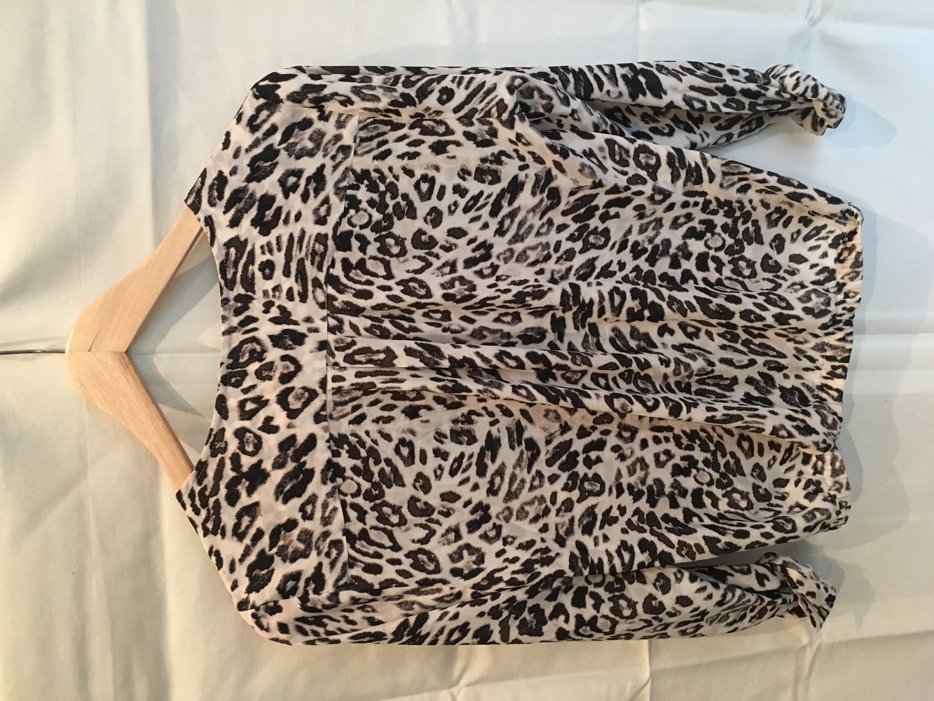 Wickelbluse Leopardenmuster