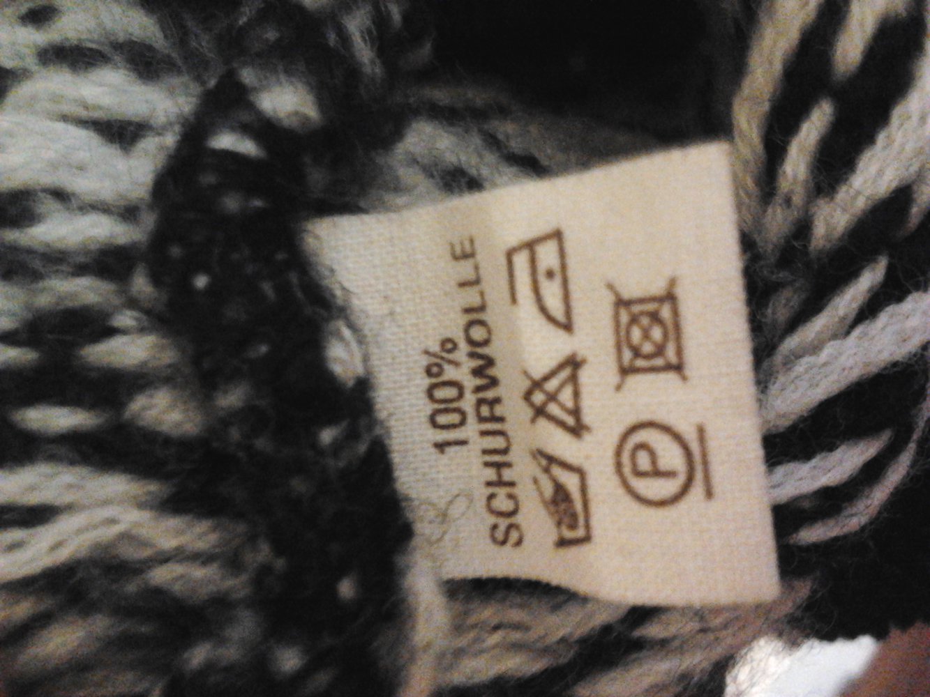 Islandpullover Hess Natur