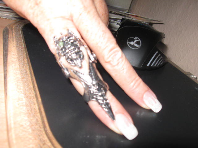 *** Silberner Totenkopf ~ Ring ~ Gothic ~ Punk ***