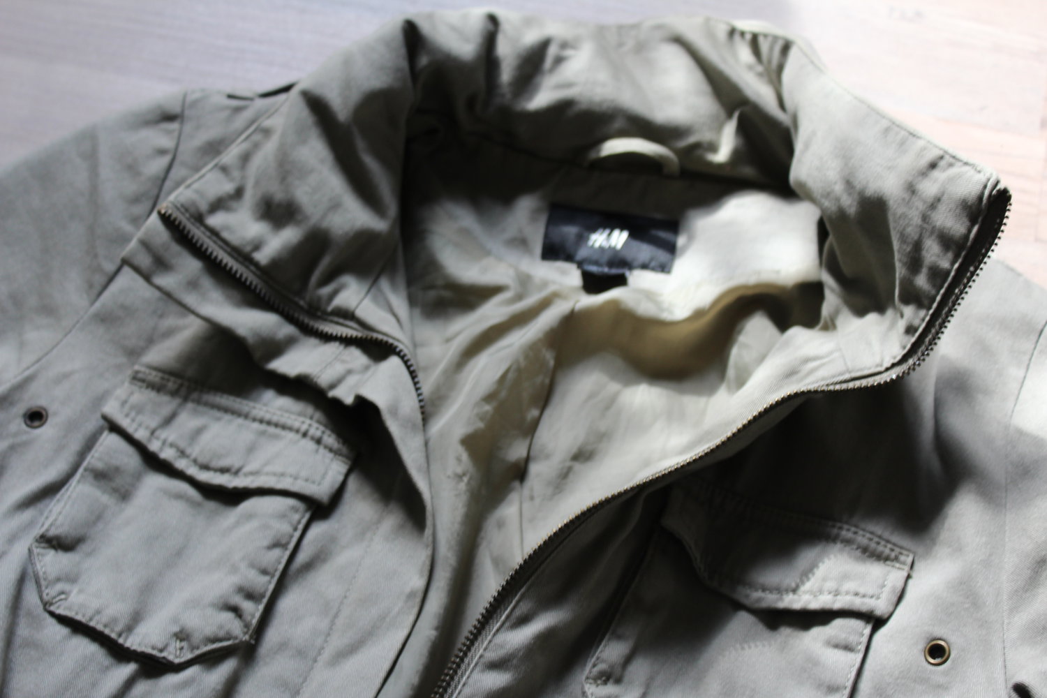 H&M Jacke, Parka perfekt für Herbst / Frühling khaki Größe 36