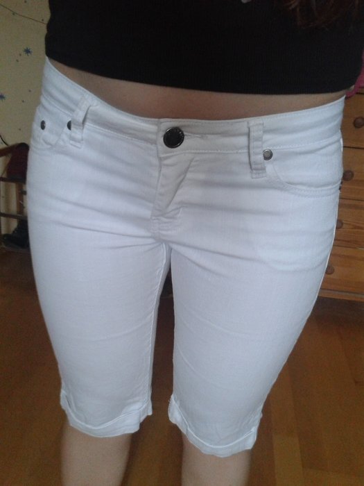 Hose weiß kurz