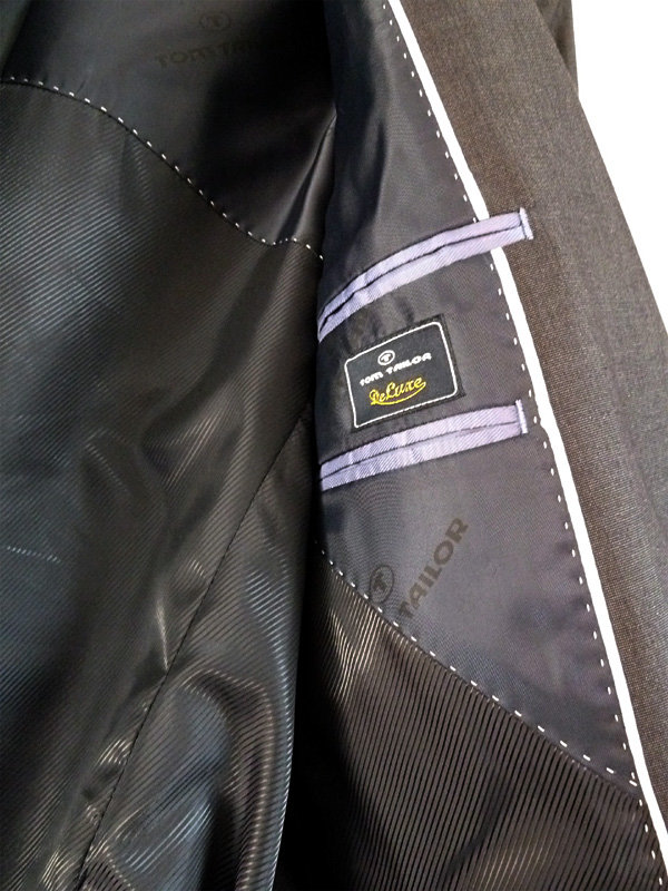 Dunkelgrauer Herrenanzug Gr. 48