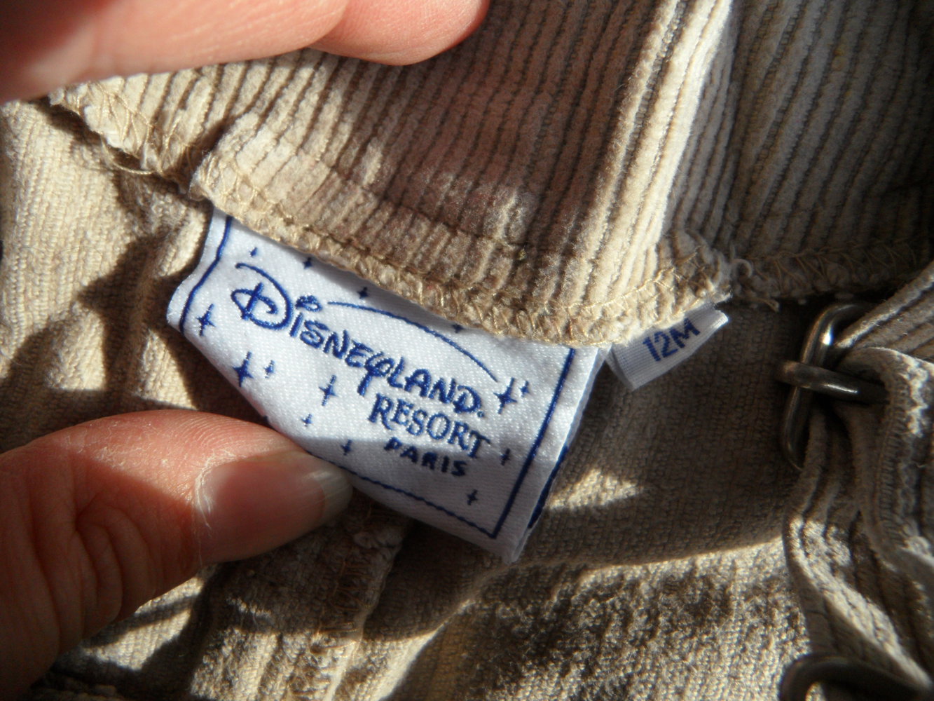 Disneyland Resort Winnie Puh Cord-Latzhose