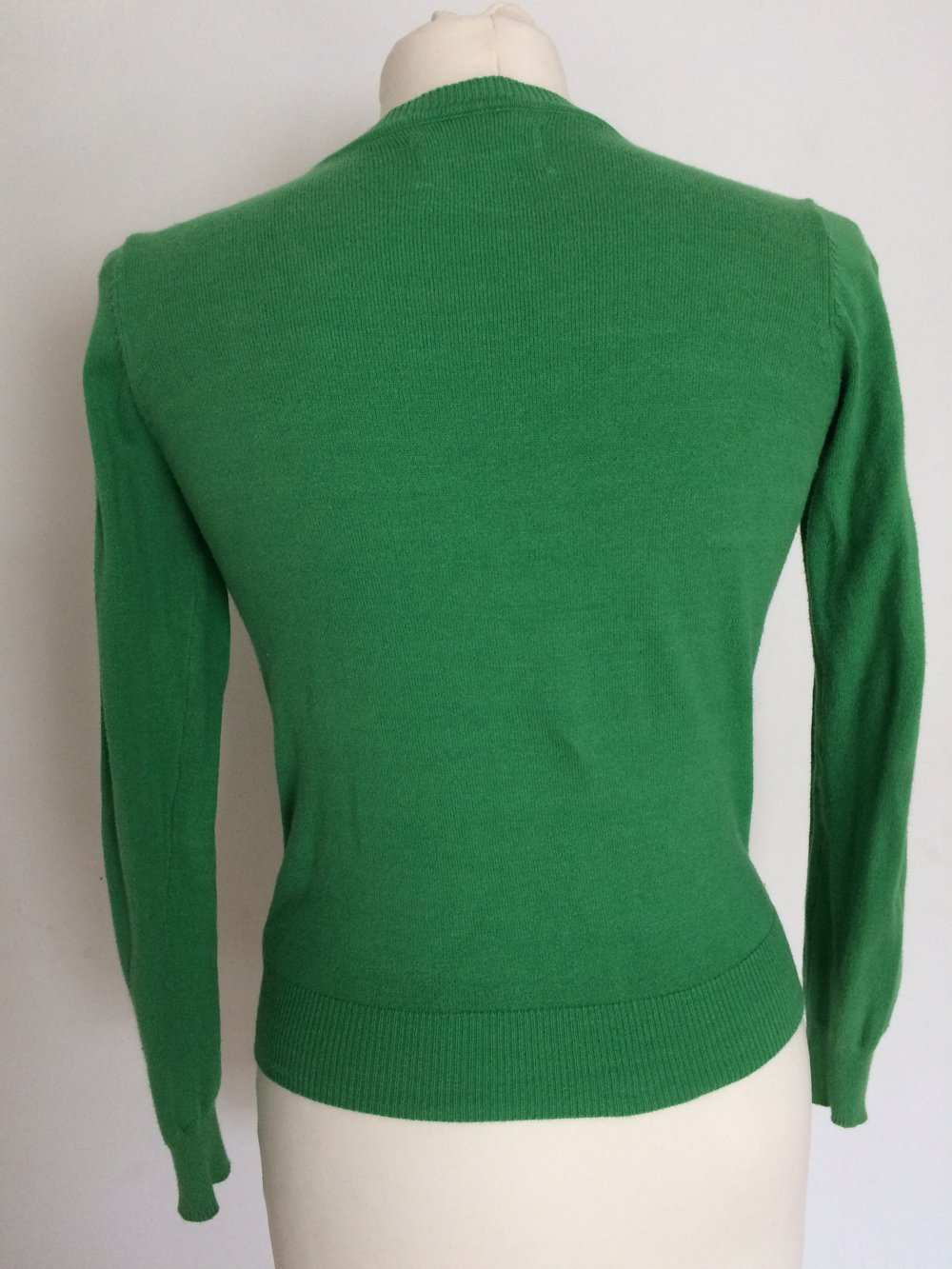 grüner Cardigan H&M V-Ausschnitt