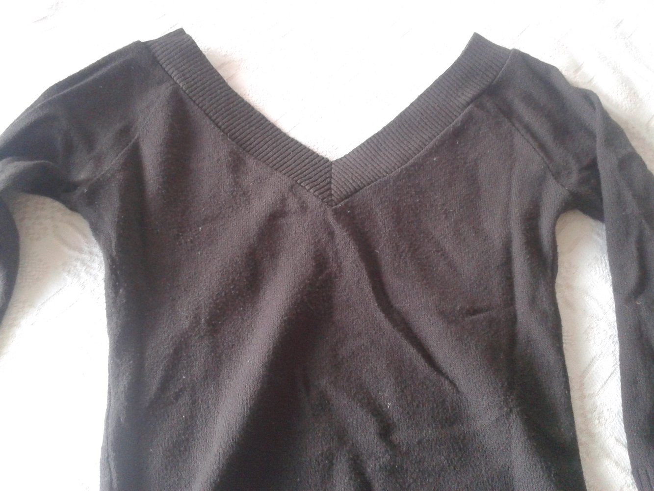 Pullover braun V-Ausschnitt