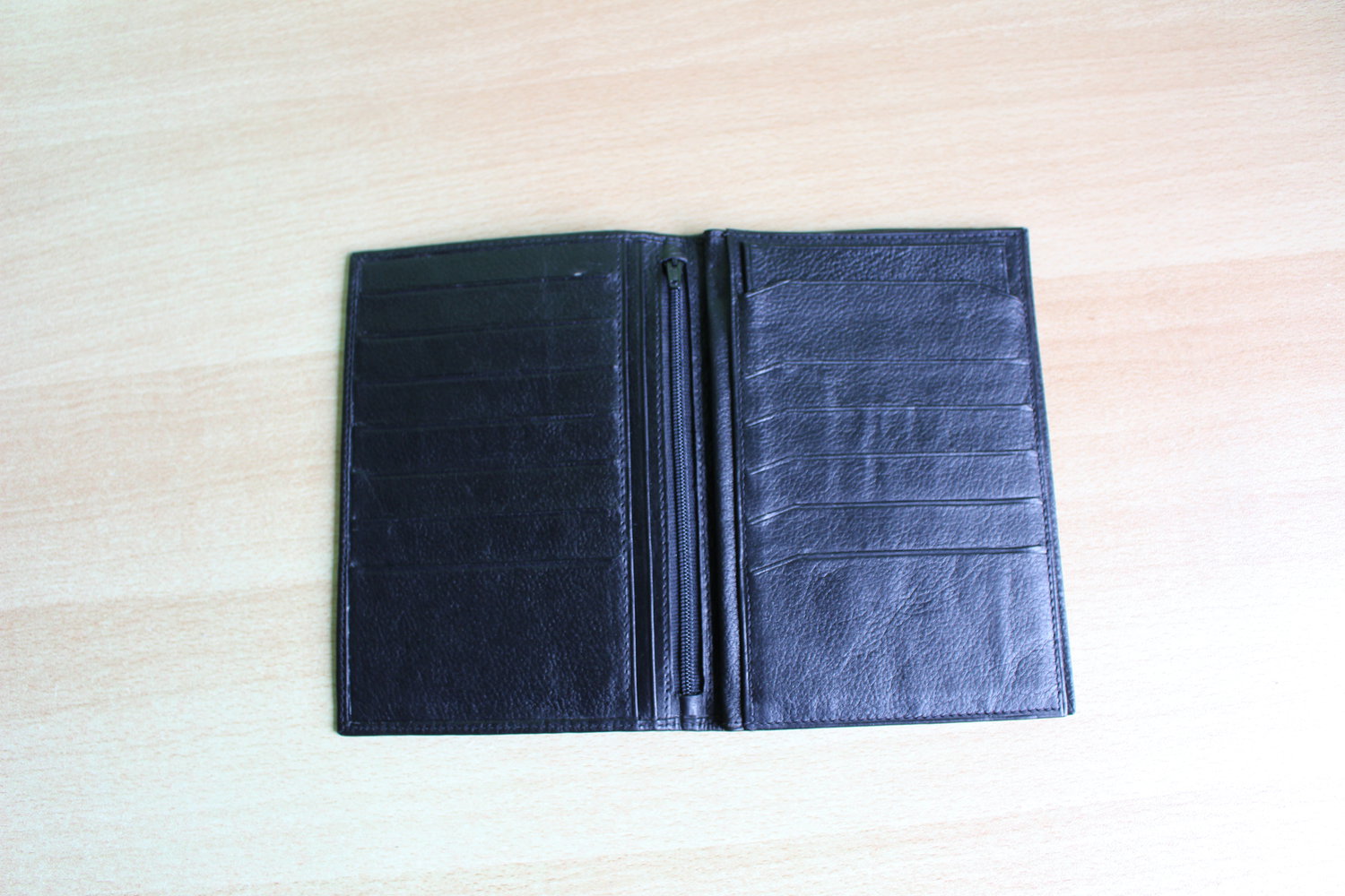 247. Visitenkarten- /Kreditkartenetui /Dokumentenmappe aus Leder, Gr. 11x16