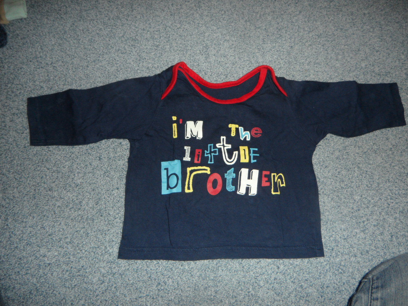 Langarmshirt Kleiner Bruder Gr. 68/74 marks and spencer