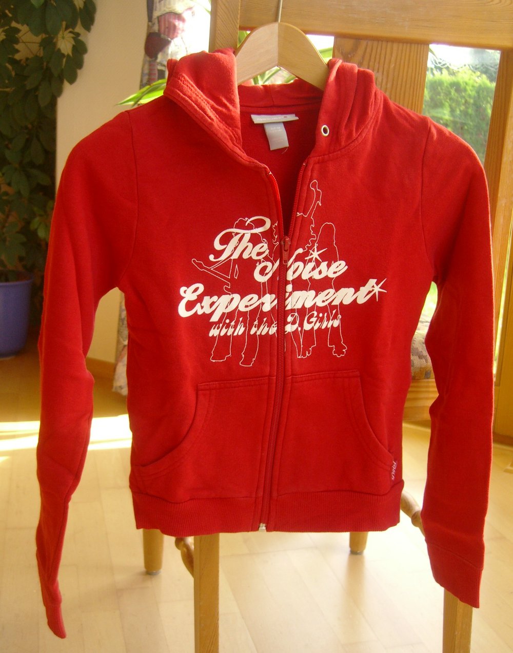 Rote Kapuzenjacke, Hoodie von H&M