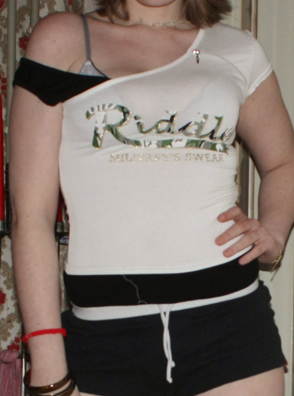 Top im Military Look, Gr. S / 36