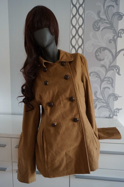 Herbst Mantel Ocker Vintage 40 M L 