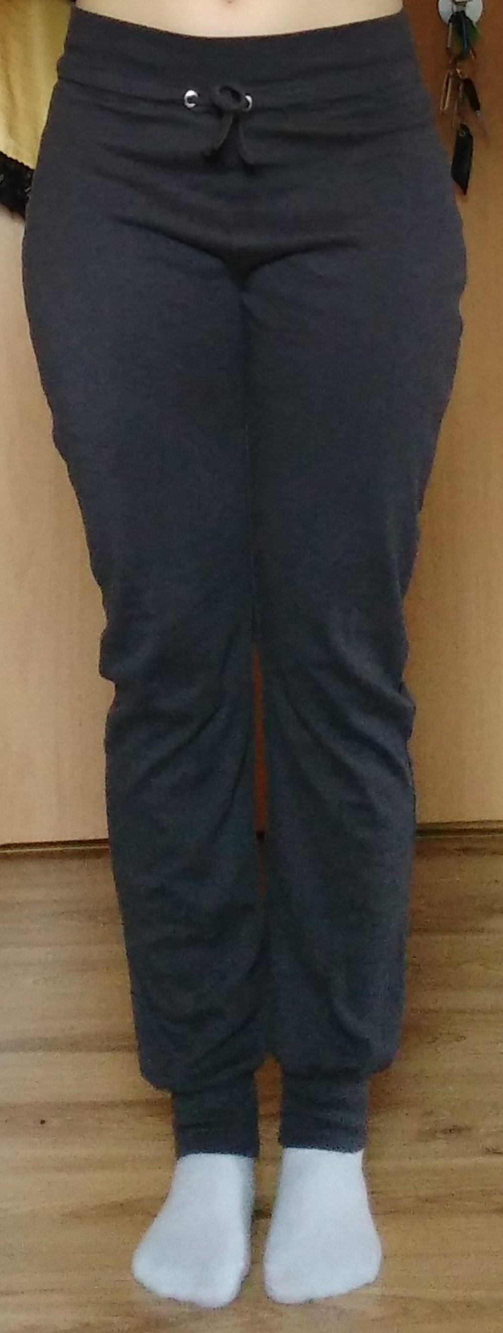 dunkelblau graue Leggings