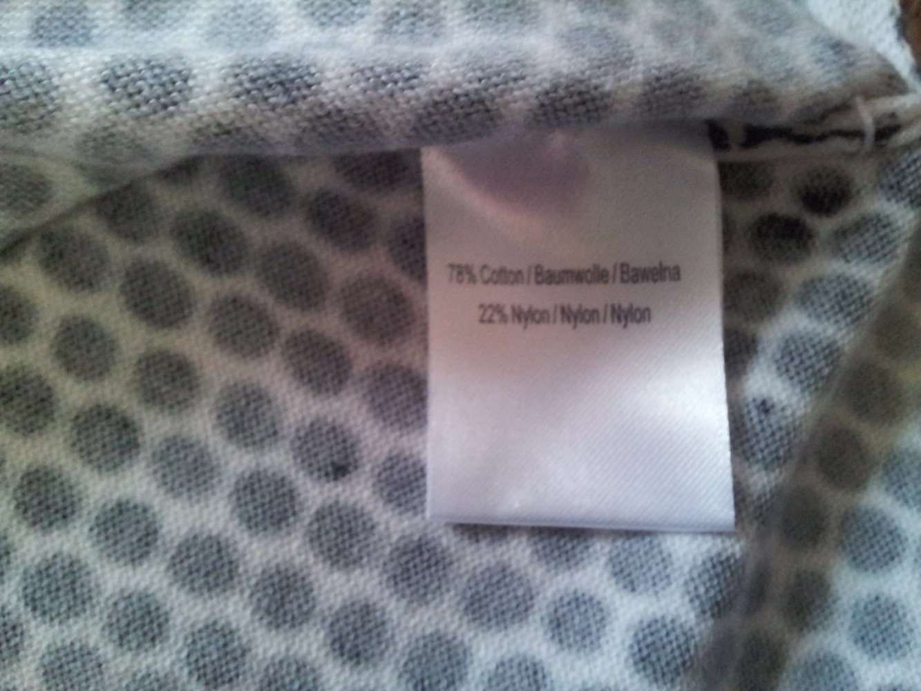  Pullover Gharanie Strok London weiß schwarz Punkte Gr. M