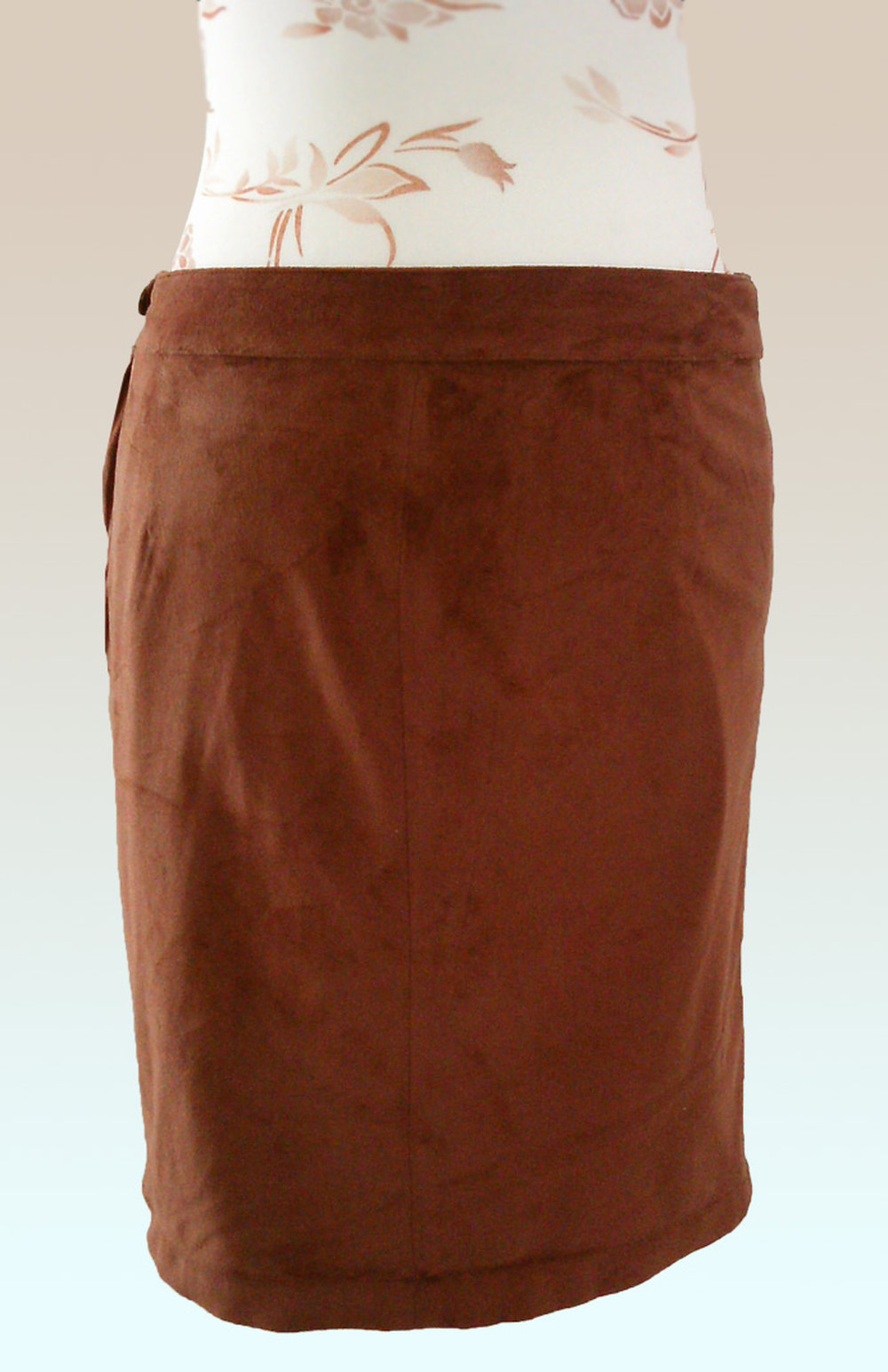 Vintage Wildlederrock (Handarbeit)