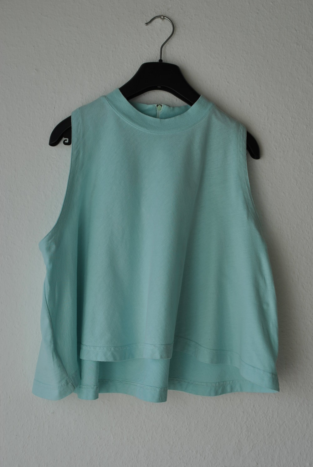 Shirt crop Top weit mit Stehkragen kurz Gr.M 38-40 oversize