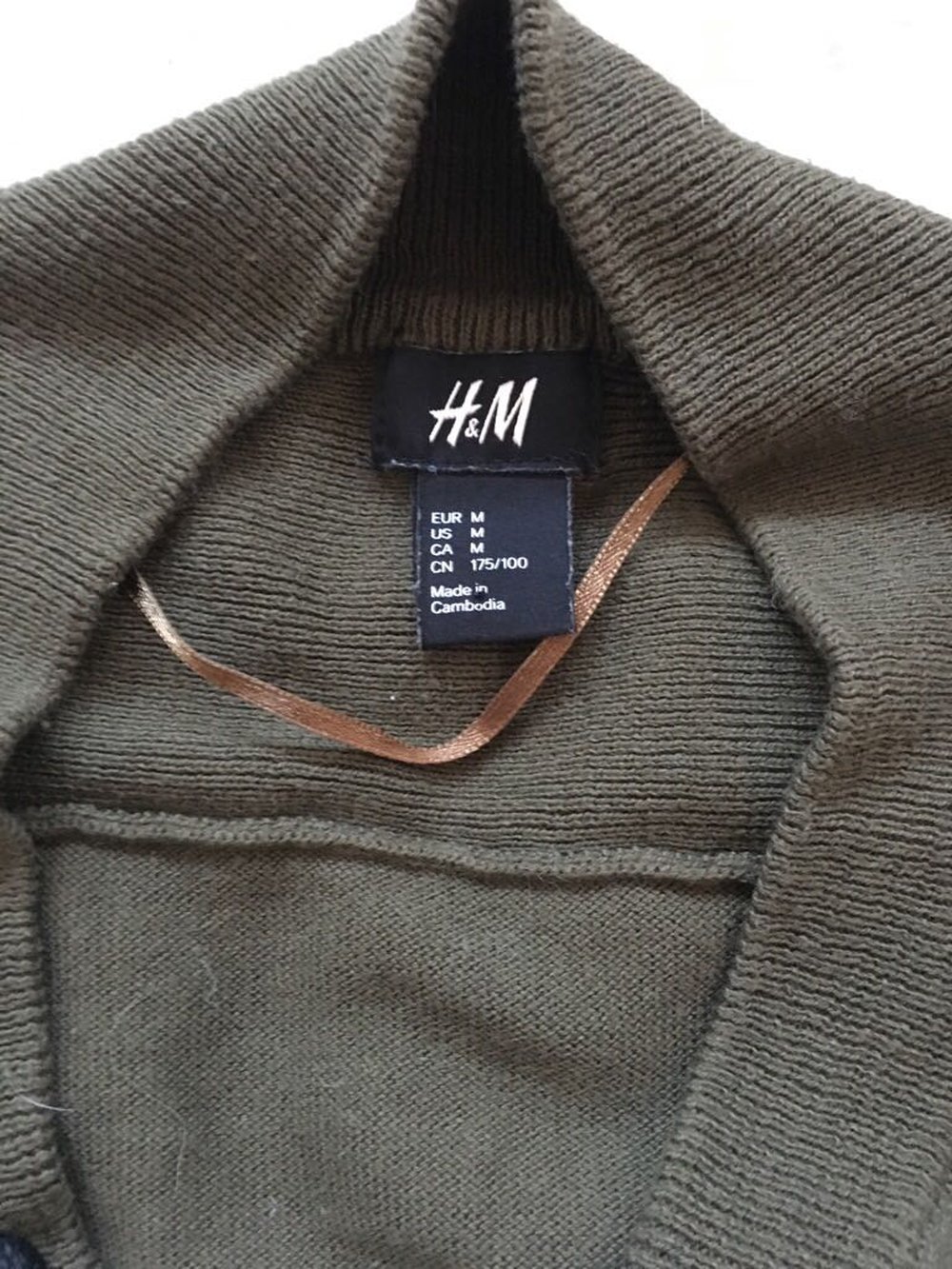 Pullover khaki - Gr. M
