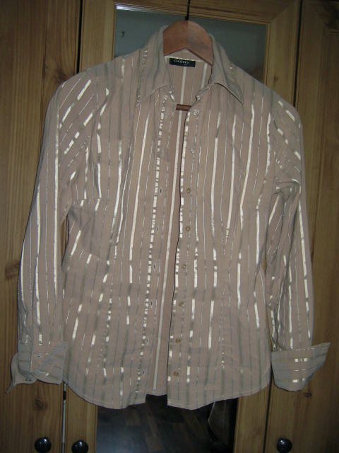 Bluse mit Glanz - Streifen