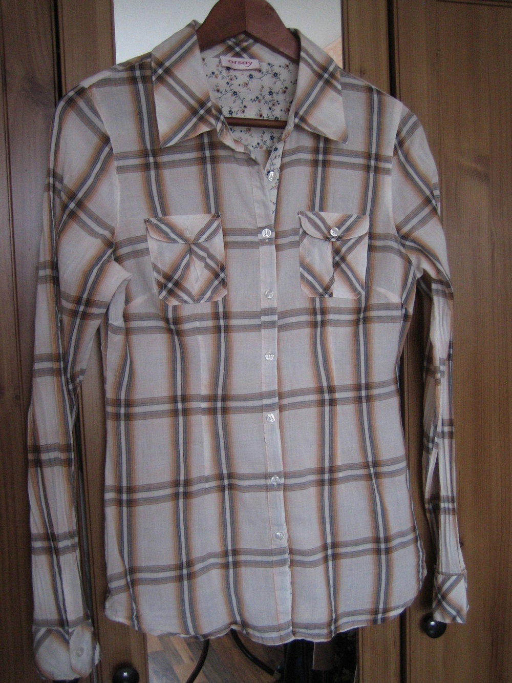 Hemdbluse Hemd Bluse Mustermix Karo Blümchen