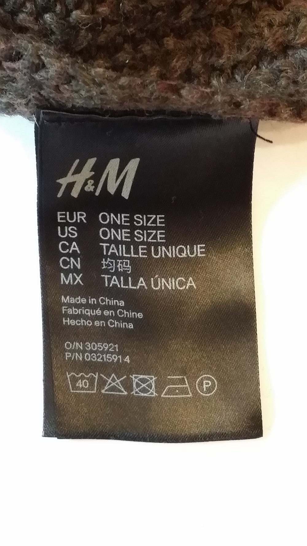 brauner Schal - neu und unbenutzt von H&M