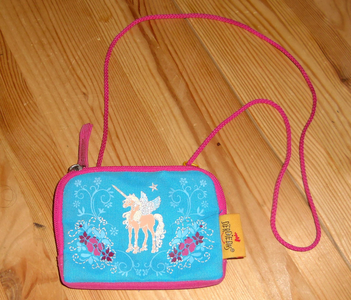 derDieDas-Einhorn -Umhänge-Geldbeutel