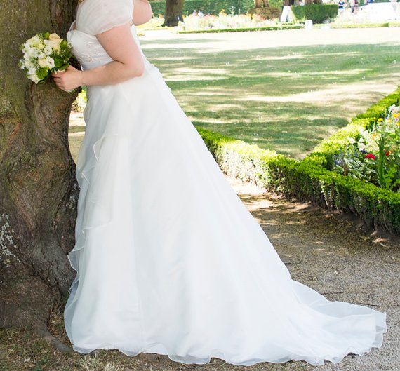 Ladybird Brautkleid, Größe 42, ivory, Schulterfrei