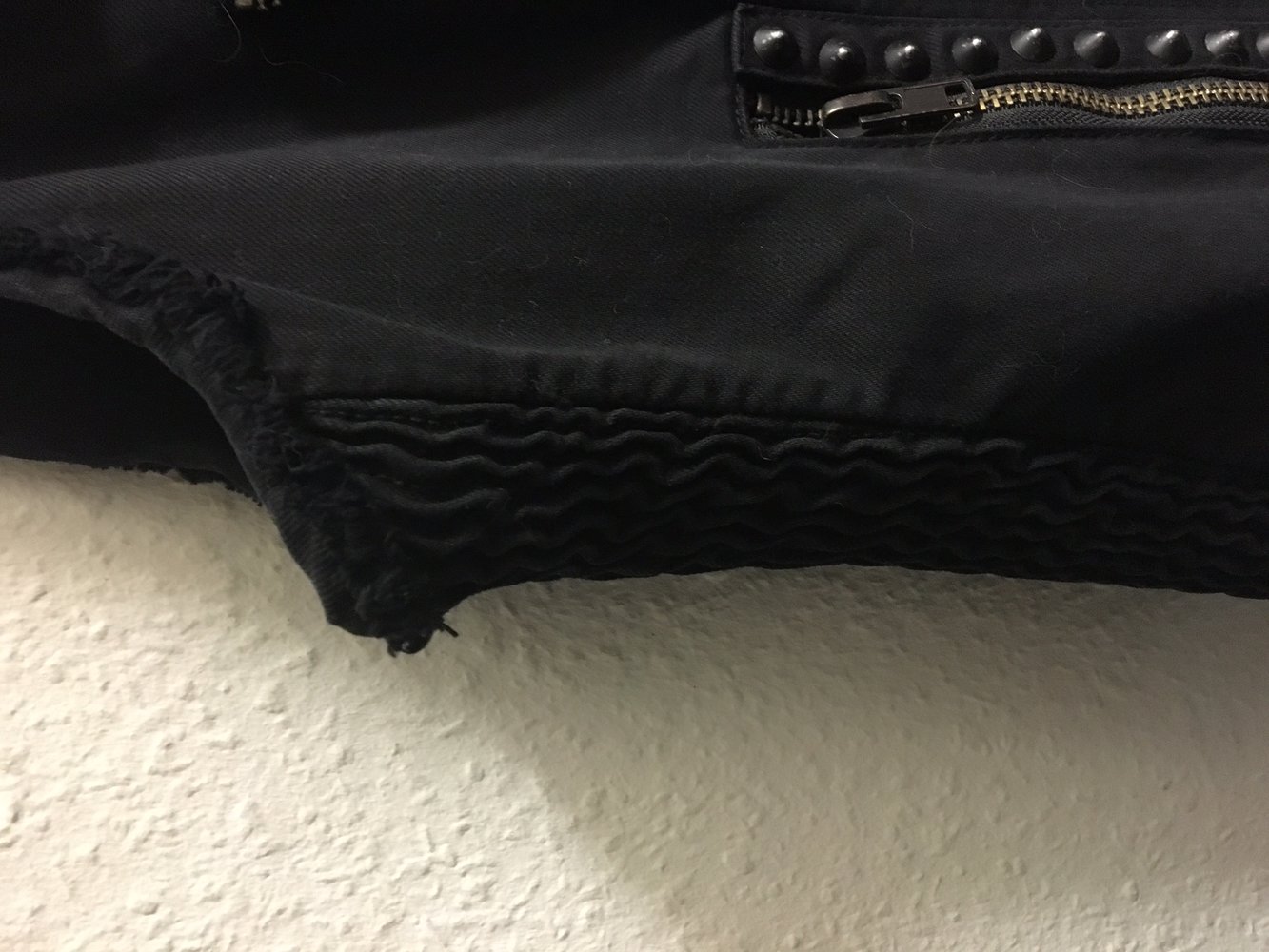 LIEBESKIND BERLIN Biker Weste Nieten rockig Jacke used look hipster blogger 