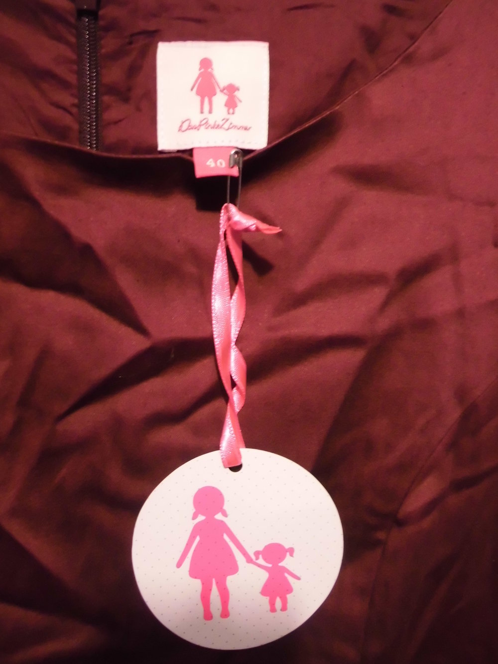 Das pinke Zimmer, Kleid, Größe 40, bordeaux-rot, NEU! Ungetragen!