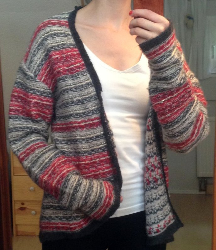tolle trendige Grunge-Cardigan