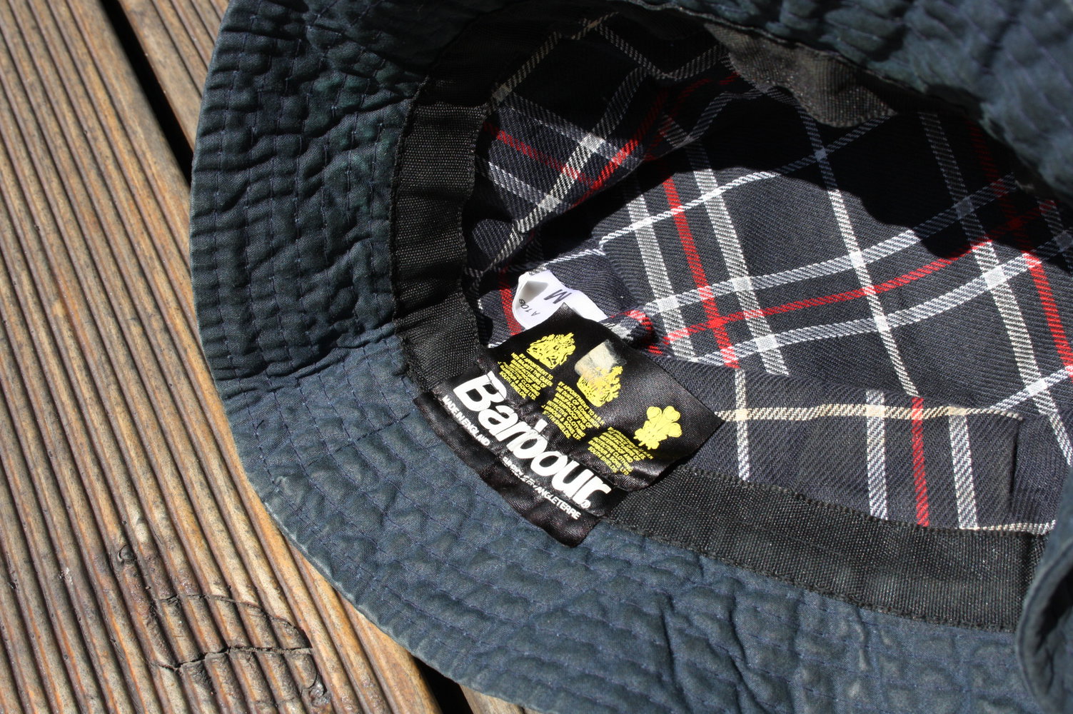 KLASSIKER - Barbour Herren Wachsjacke Wasserabweisend Blau mit Innenfutter inkl. Hut