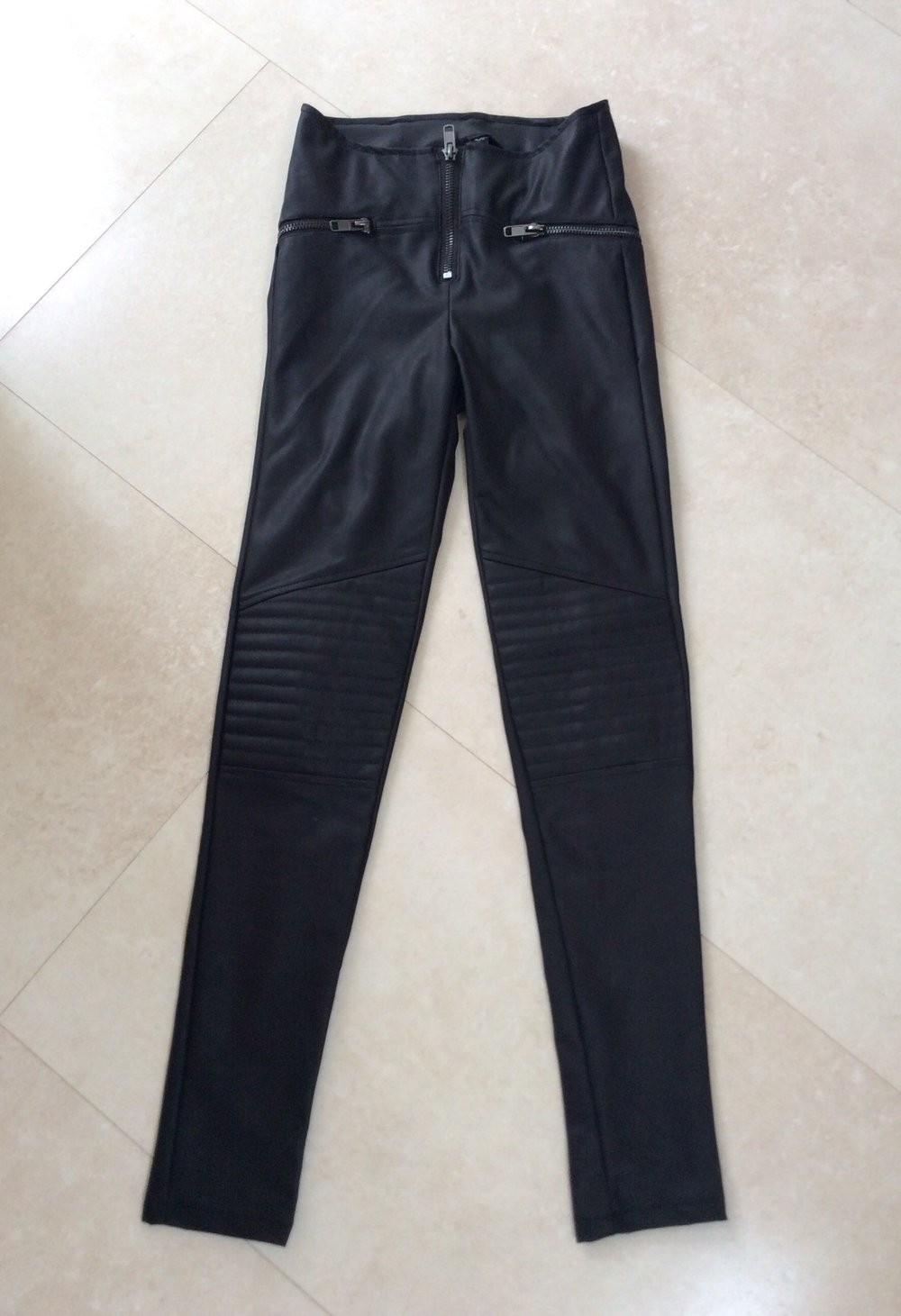 Kunstleder Hose | Biker Look | 32