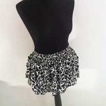 Schwaruzweißer Leorock