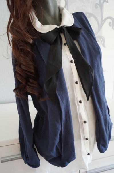 Cardigan blau Jäckchen L 40