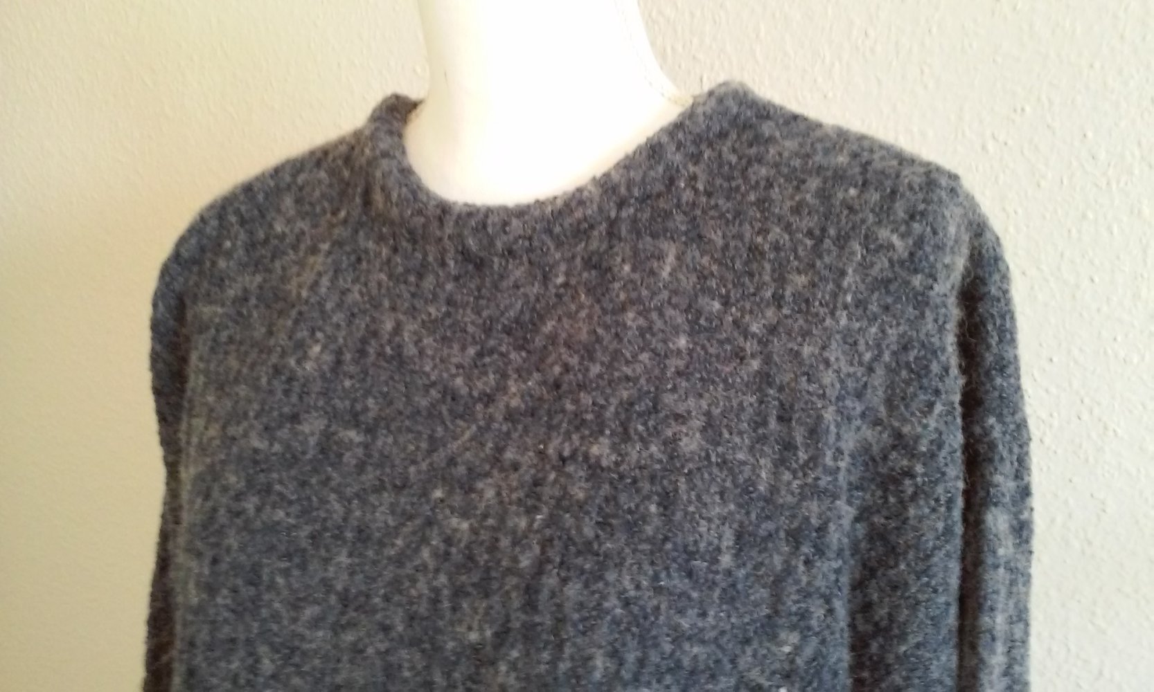 Pullover Pulli Überzieher in Jeansblau
