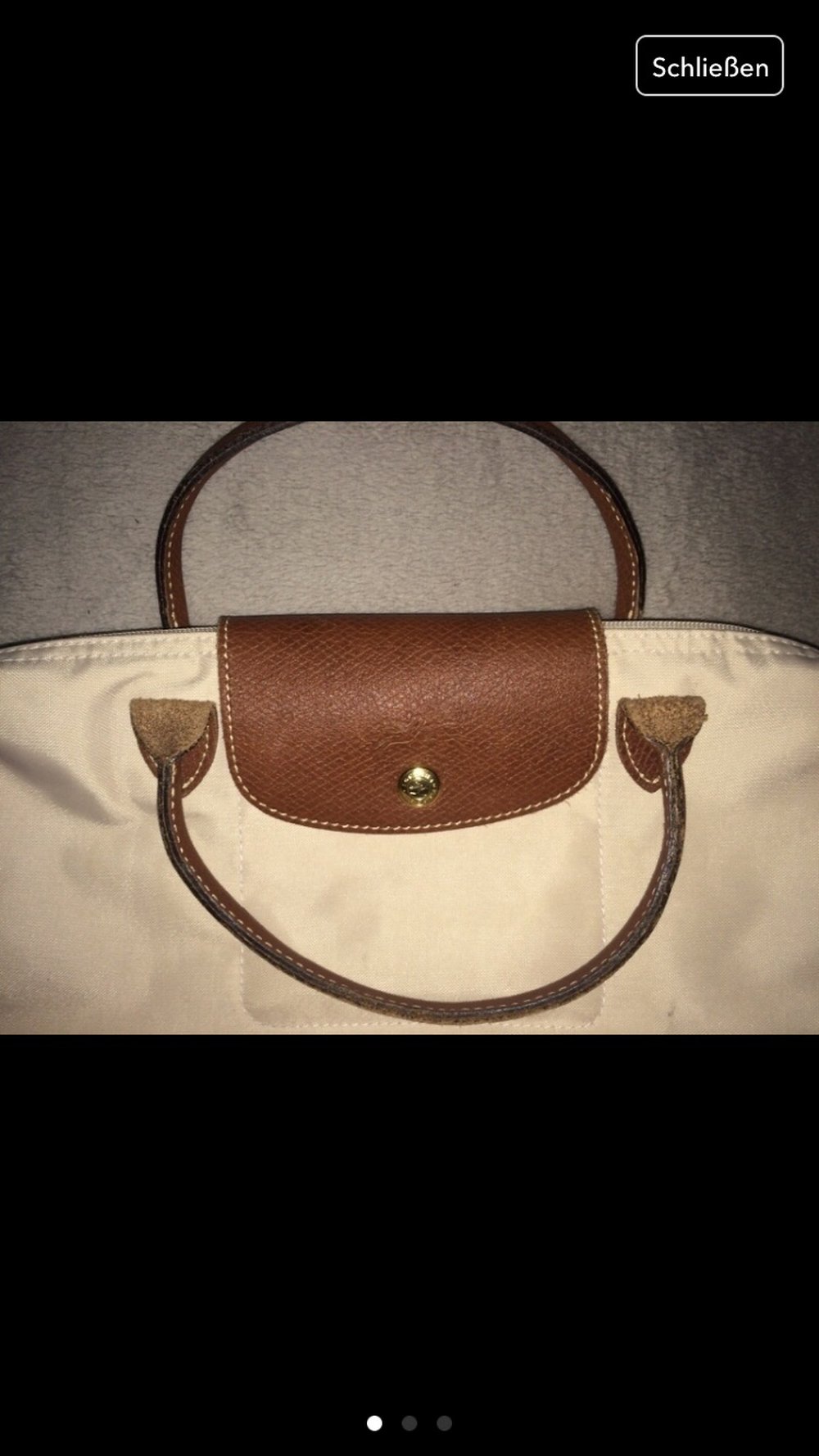 Longchamp Le Pilage Champagner 