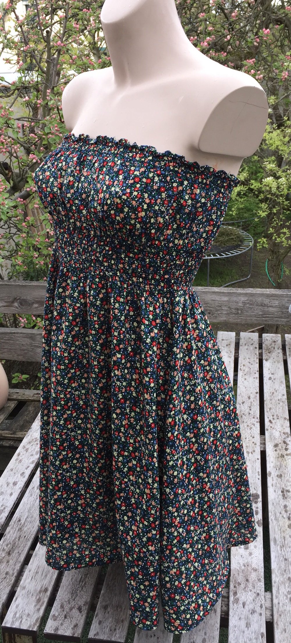 QUICKSILVER Bandeau KLEID Mille Fleur Gr. S