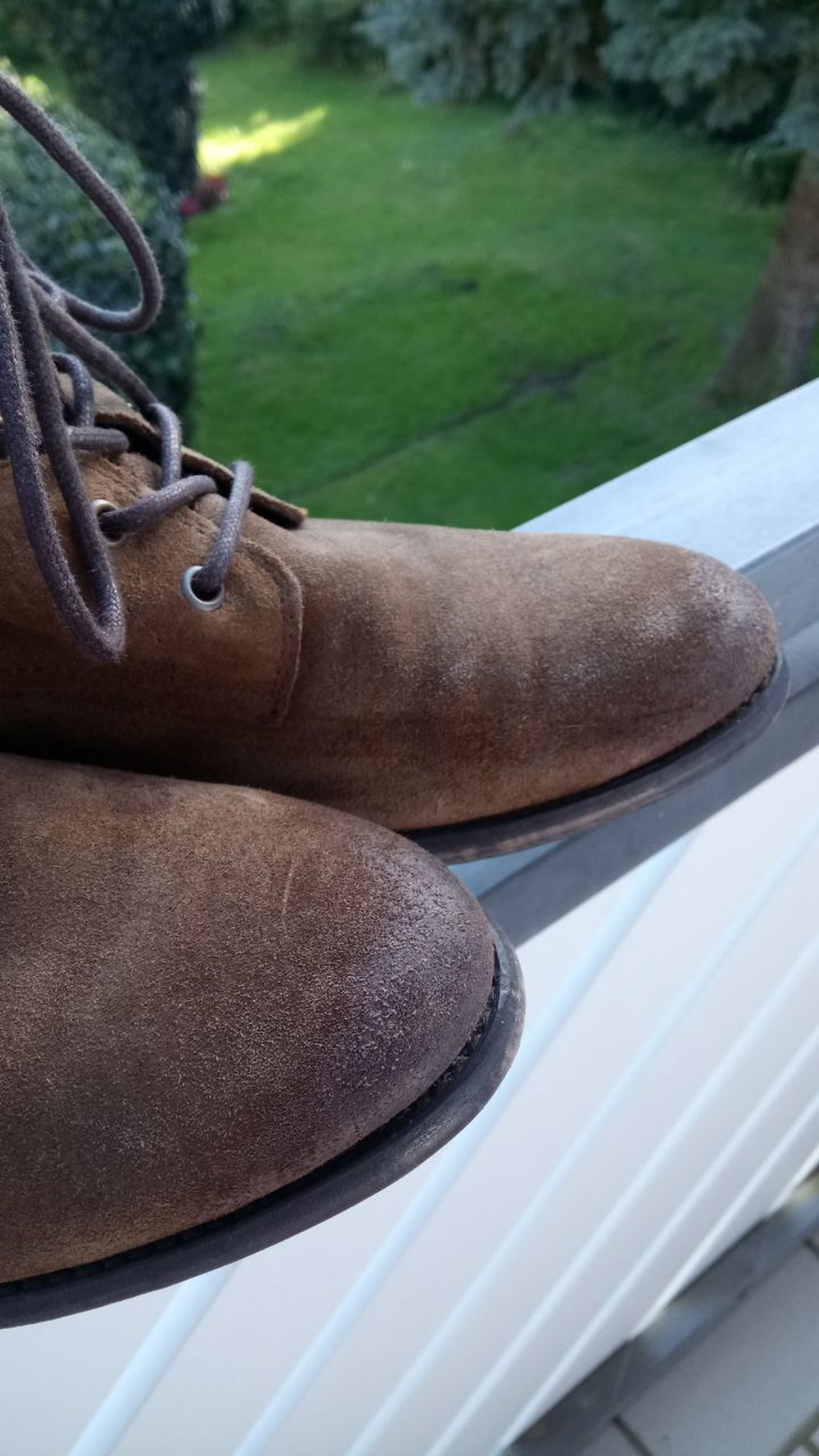 Sansibar Wildleder Schnürstiefel