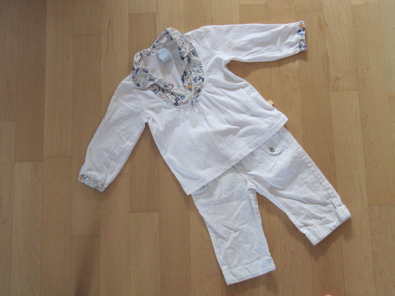 Süßes Set Frühling Sommer Tunika Hose Gr.74