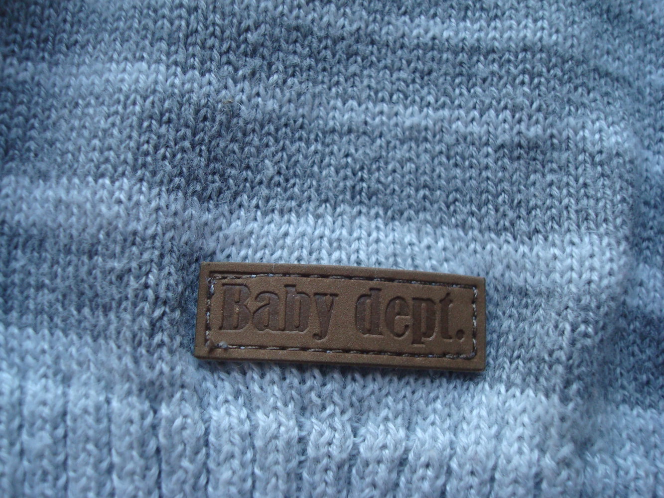 Mütze, Strickmütze, Beanie Grau KU 39