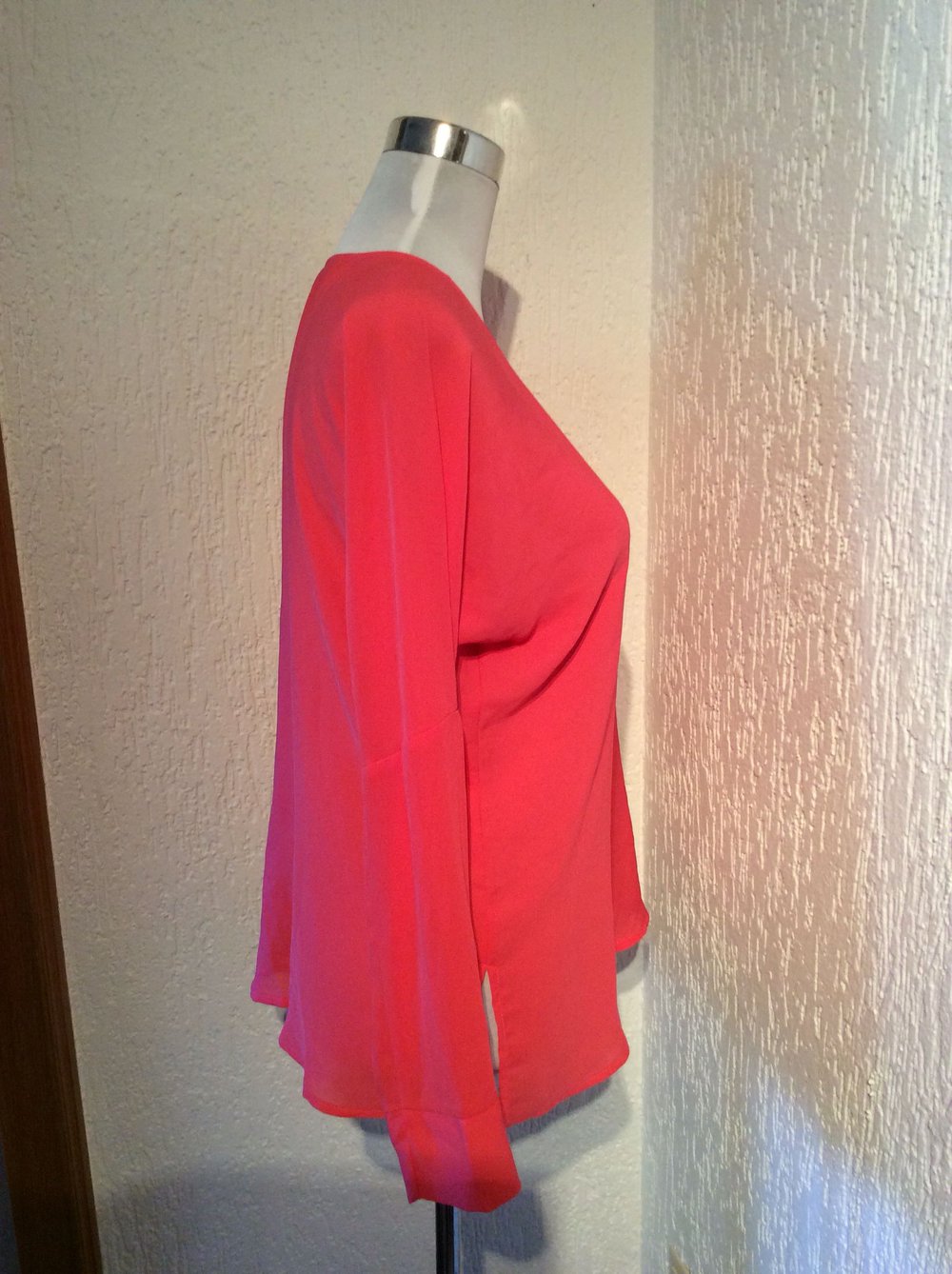Zara Basic Bluse neonpink XS Damen neuwertig 